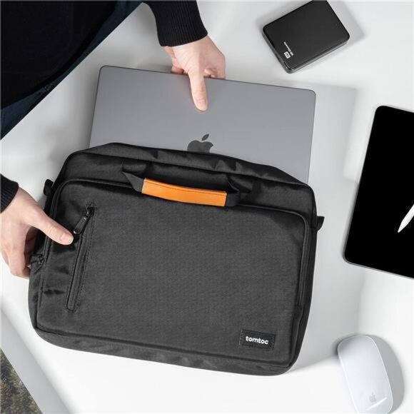 Protective Laptop Shoulder Bag Universal Dell Lenovo Laptop Chromebook Ultrabook - Picture 6 of 8